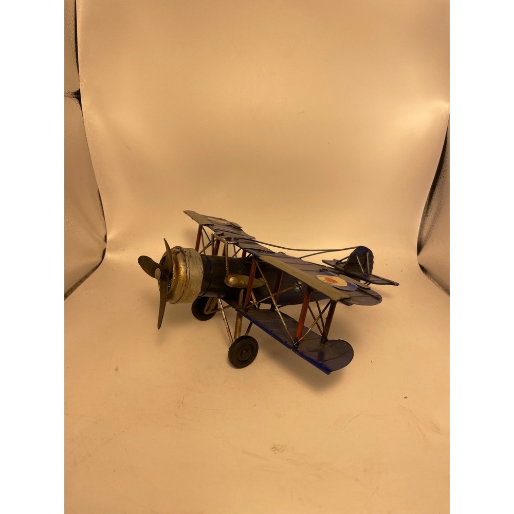 Metal Plane Aircraft Model Airplane Decor Kids Room (12inx12in) Used